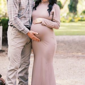 Brown Taupe dress. Worn once for an 1 hour